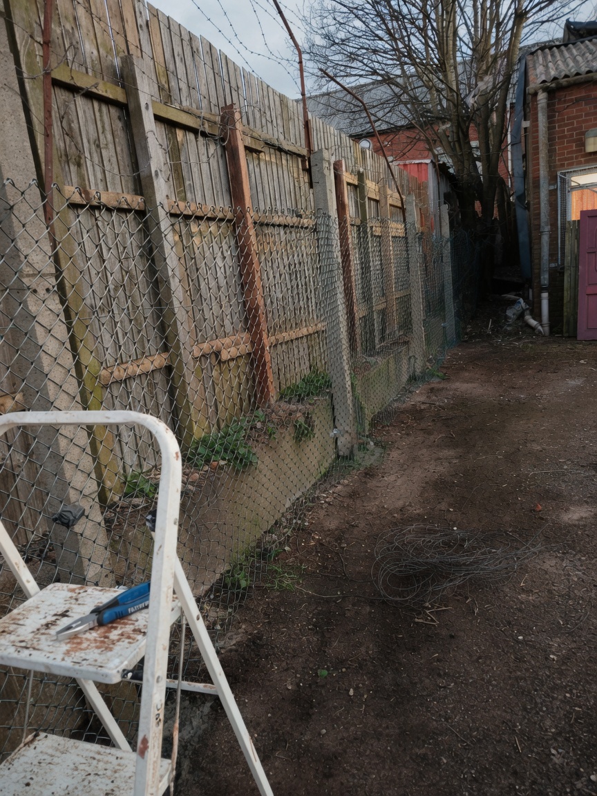 Fence clearance and repair job
