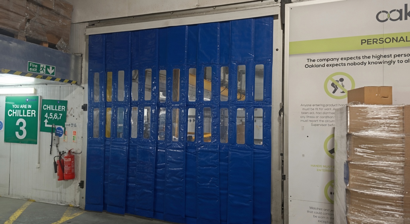 Industrial folding door install