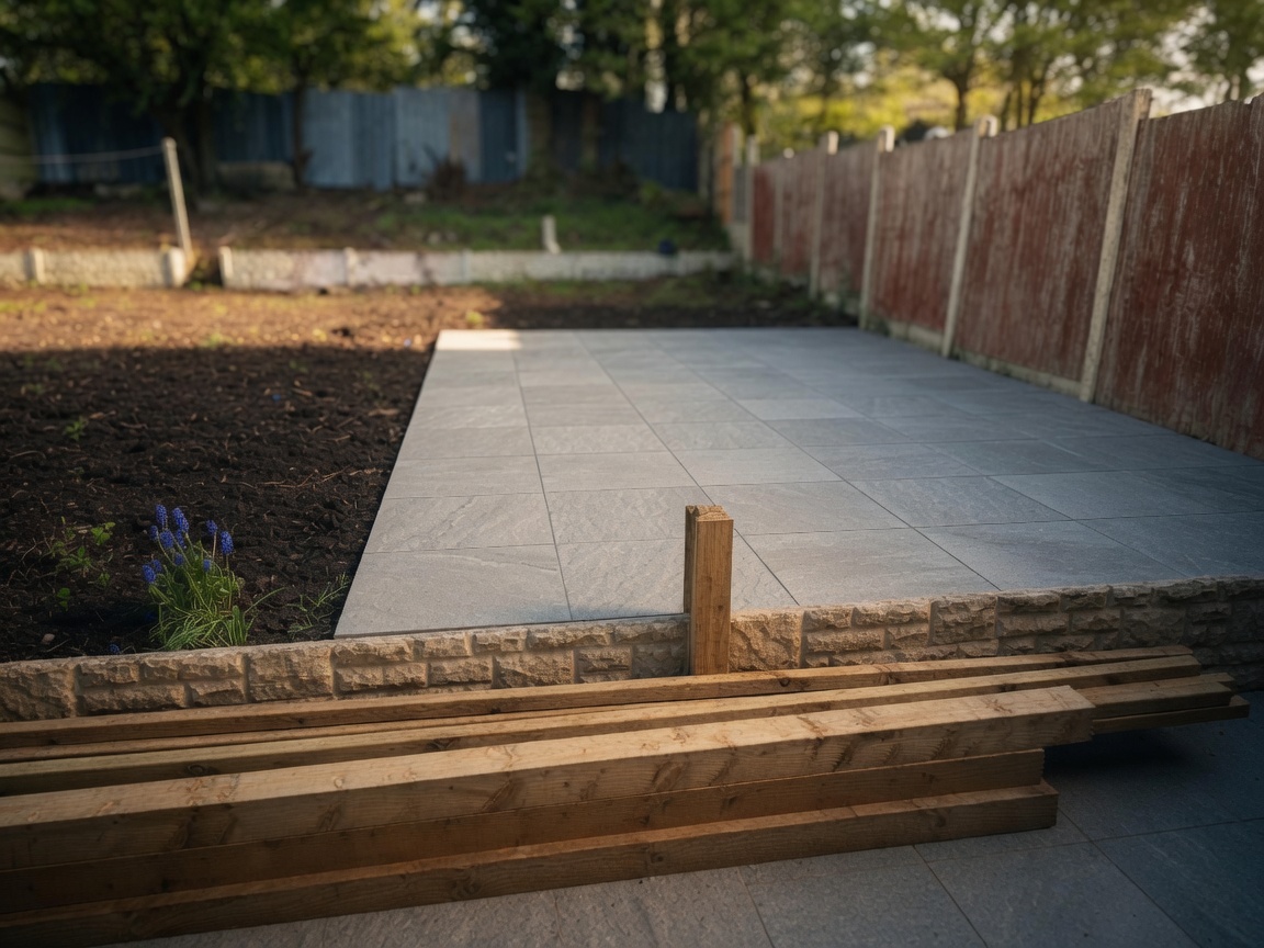 Patio paving job